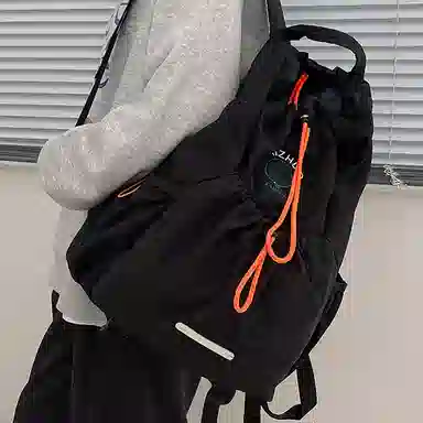 恒源祥 旅游登山健身超轻束口 尼龙 双肩包 男女同款情侣款 多色