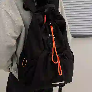 恒源祥 旅游登山健身超轻束口 尼龙 双肩包 男女同款情侣款 多色