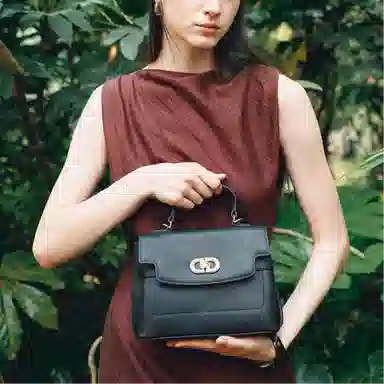 红蜻蜓 气质高级中年妈妈款 牛头层皮革 手提包 小号 女款 多色