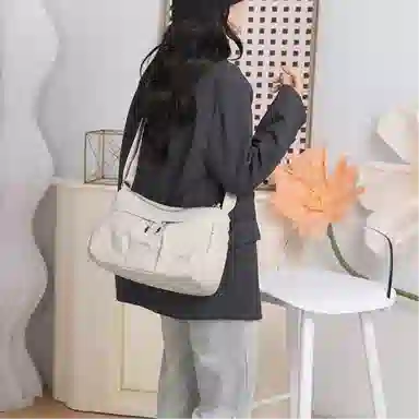 捷朗仕 时尚简约 牛津布 单肩包 中号 女款 多色