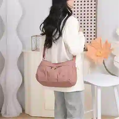 捷朗仕 时尚简约 牛津布 单肩包 中号 女款 多色