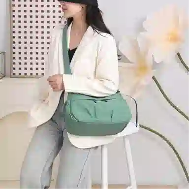 捷朗仕 时尚简约 牛津布 单肩包 中号 女款 多色