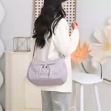 捷朗仕 时尚简约 牛津布 单肩包 中号 女款 多色