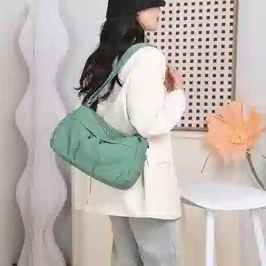 捷朗仕 时尚简约 牛津布 单肩包 中号 女款 多色