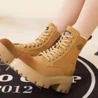 Dickies Martin Boots 6cm Women's Tan