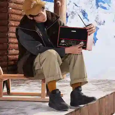 361° Winter High-Top Sneakers Black Grey