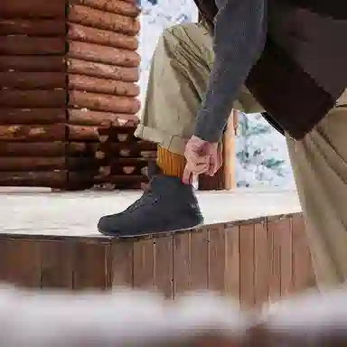 361° Winter High-Top Sneakers Black Grey