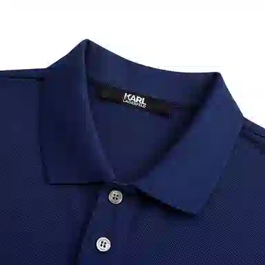 KARL LAGERFELD Logo Polo Shirt