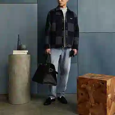 KITH Patchwork Wool Coaches Jacket