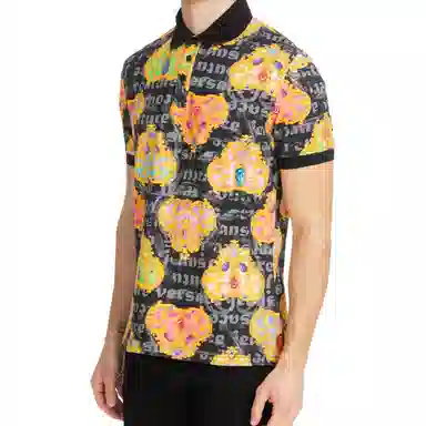 Versace Jeans Couture SS24 Black Polo