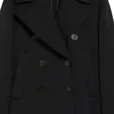 MaxMara Double-Breasted Coat Navy