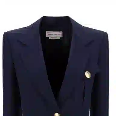 Alexander McQueen breasted Jacket in Navy