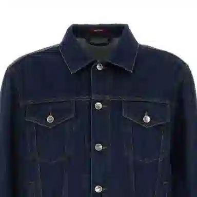 GUCCI FW25 Cotton Webbing Denim Jacket