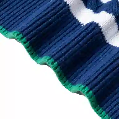 Polo Ralph Lauren Slim Fit Striped Knit Tee Blue