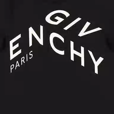 Givenchy Logo Print Crewneck T-Shirt Black