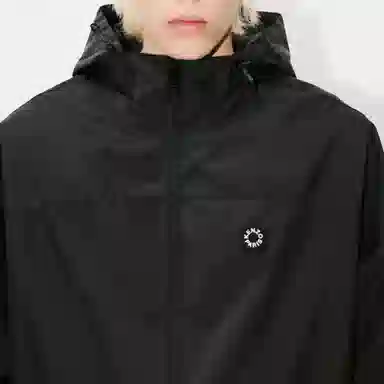 KENZO SS24 Logo Zip Hoodie Black