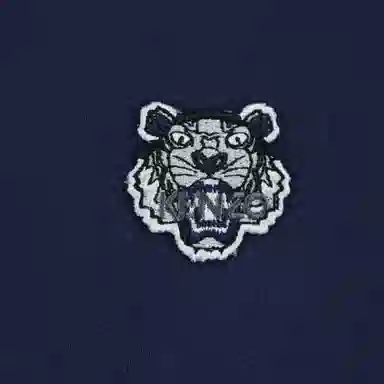KENZO Tiger Embroidery Dress Blue