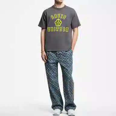 Louis Vuitton FW24 Grey Ribbed T-Shirt