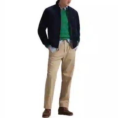 Polo Ralph Lauren Solid Polo Jacket Long Sleeve