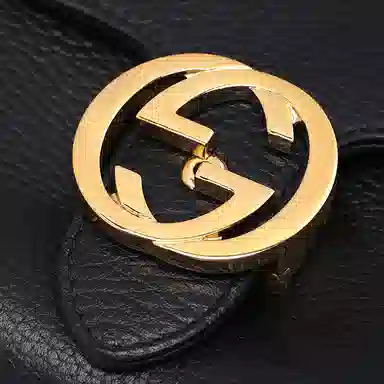 Gucci Mini Black Leather Bag