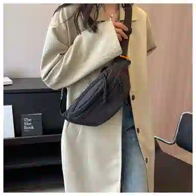 恒源祥 韩版运动时尚洋气 帆布 帆布包胸包 男女同款情侣款 多色