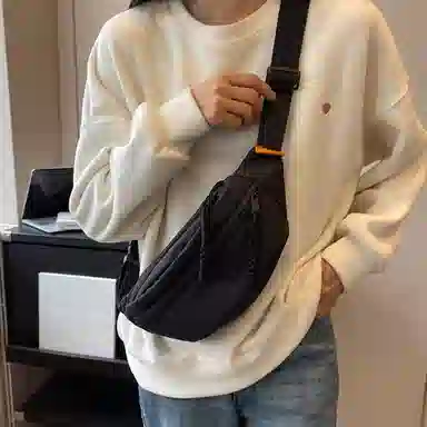 恒源祥 韩版运动时尚洋气 帆布 帆布包胸包 男女同款情侣款 多色