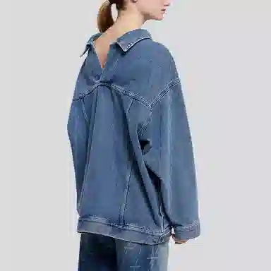 Balenciaga Denim Jacket Blue