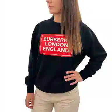 Burberry SS24 Black Sweatshirt