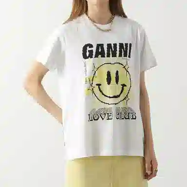 GANNI SS22 Love Club T