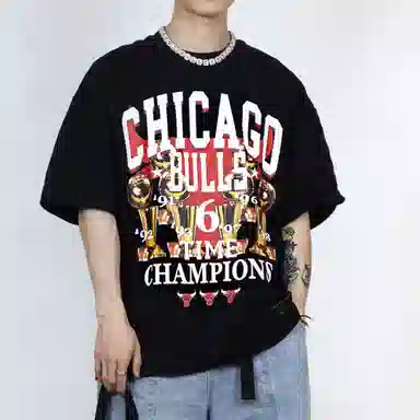 Mitchell Ness NBA Logo T