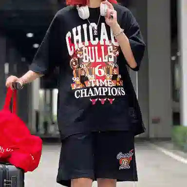 Mitchell Ness NBA Logo T