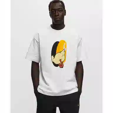 Carhartt WIP Animal Print Crew Neck Tee White