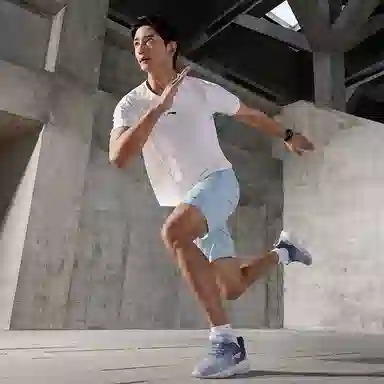 LiNing Fitness Series Logo Print Quick-Dry Shorts