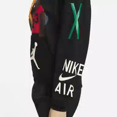 Jordan x Nina Abstract Print Hoodie Black