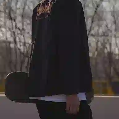 Thrasher Flame Tang Suit Jacket Black