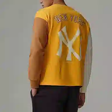 New Era MLB Cooperstown NY Sweatshirt Yellow