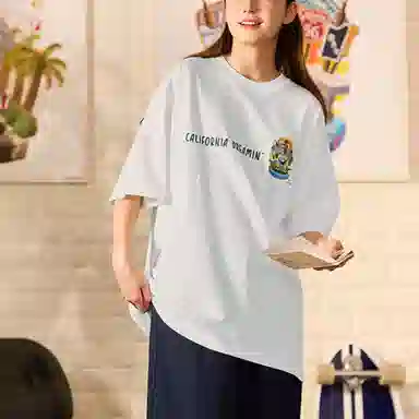 nautica white sail BAONIGAO SS23 Logo T