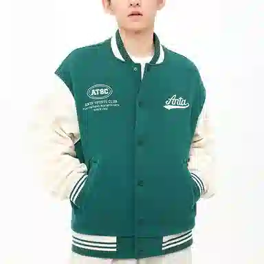 Anta Varsity Jacket Forest Green