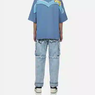 EVISU Wide Leg Jeans