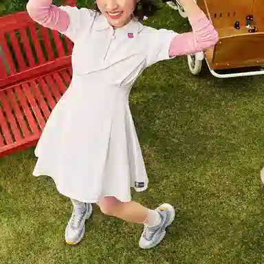 adidas Neo SS23 White Dress