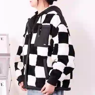 Vans Checkerboard Sherpa Down Hoodie