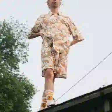 Drew House logo birds of paradise