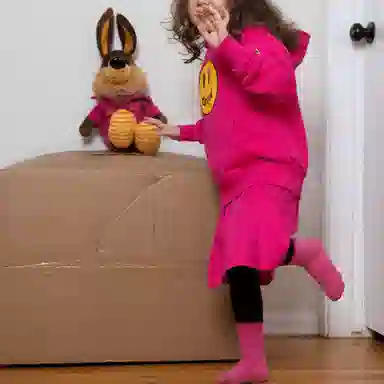 Drew House Mini Drew Mascot Hoodie Magenta