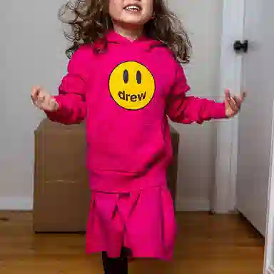 Drew House Mini Drew Mascot Hoodie Magenta