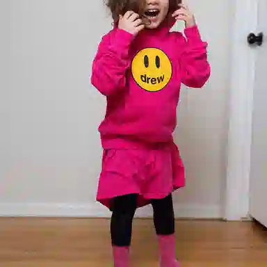 Drew House Mini Drew Mascot Hoodie Magenta