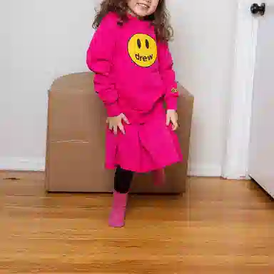Drew House Mini Drew Mascot Hoodie Magenta