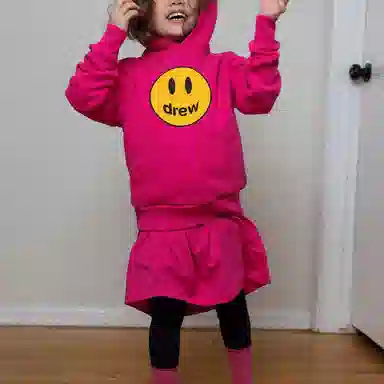 Drew House Mini Drew Mascot Hoodie Magenta