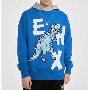 Ed Hardy FW22 Blue Sweater