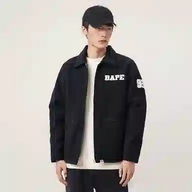A BATHING APE Melton Zip Jacket