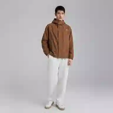 帕丁顿熊 复古高街废土机能风连帽三合一可拆卸内胆防风冲锋夹克外套 男女同款